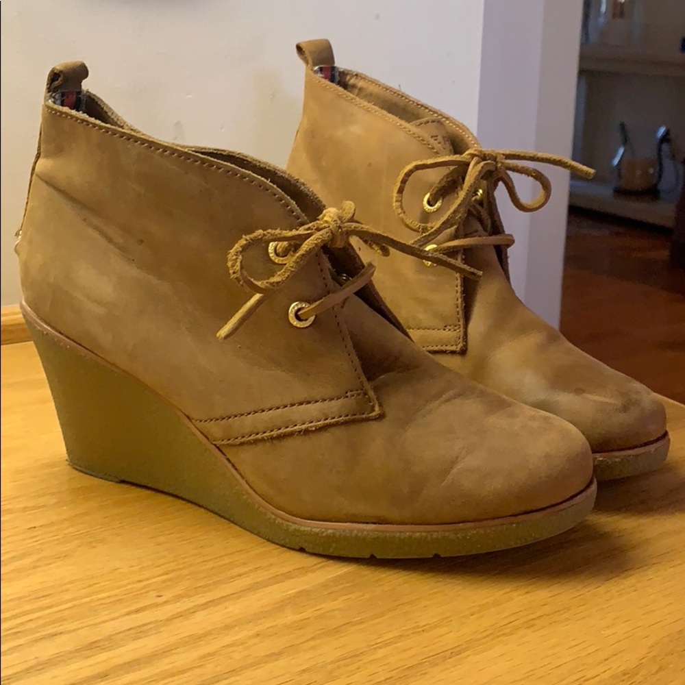 Sperry Camel Wedges